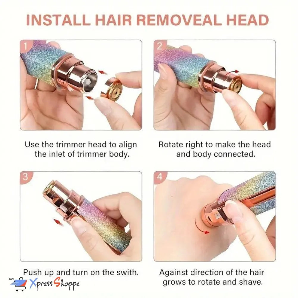 2 In 1 Electric Eyebrow Trimmer And Shaver