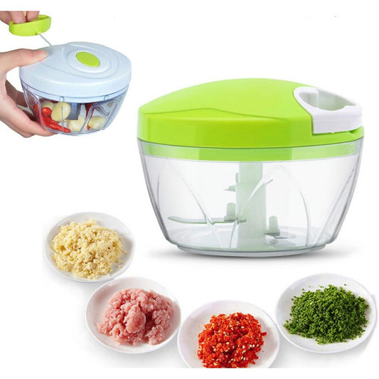 Best Quality Manual Spin Cutter For Kitchen Hand Pulled Chopper Grinder Slicer For Vegetables Fruits Onions Garlic And Salad