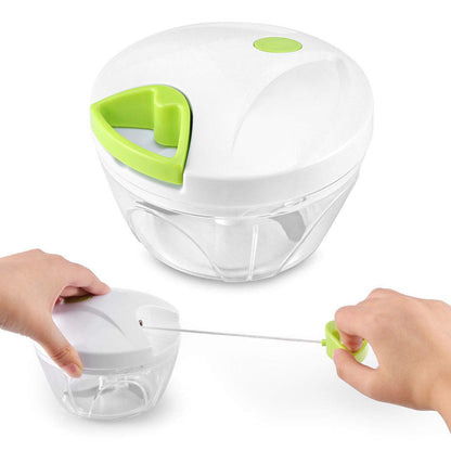Best Quality Manual Spin Cutter For Kitchen Hand Pulled Chopper Grinder Slicer For Vegetables Fruits Onions Garlic And Salad