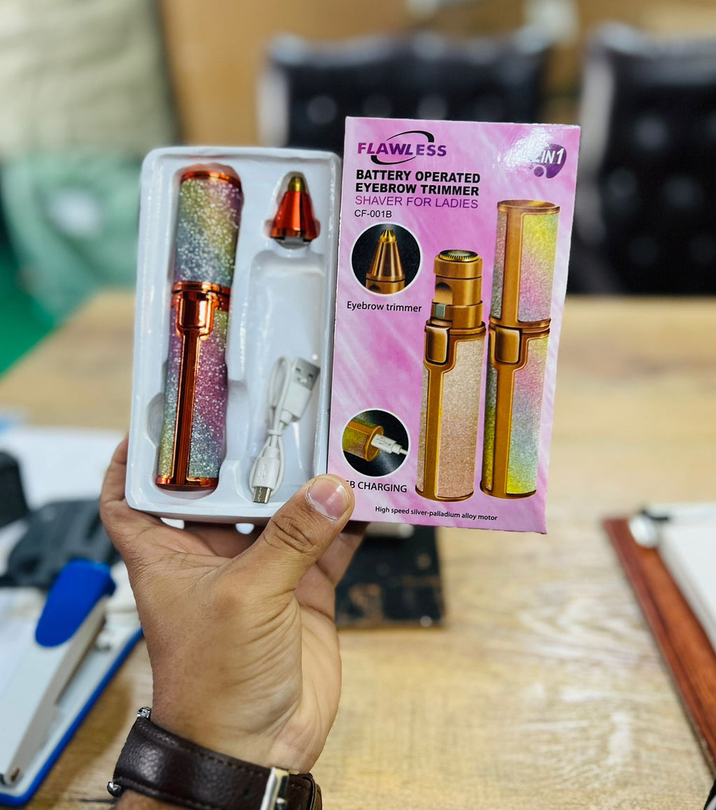 2 In 1 Electric Eyebrow Trimmer And Shaver