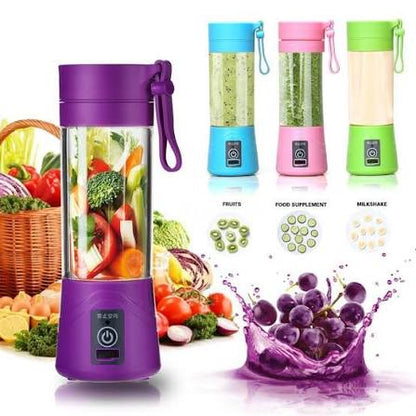 Portable USB Rechargeable Blender Bottle