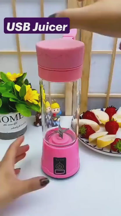Portable USB Rechargeable Blender Bottle